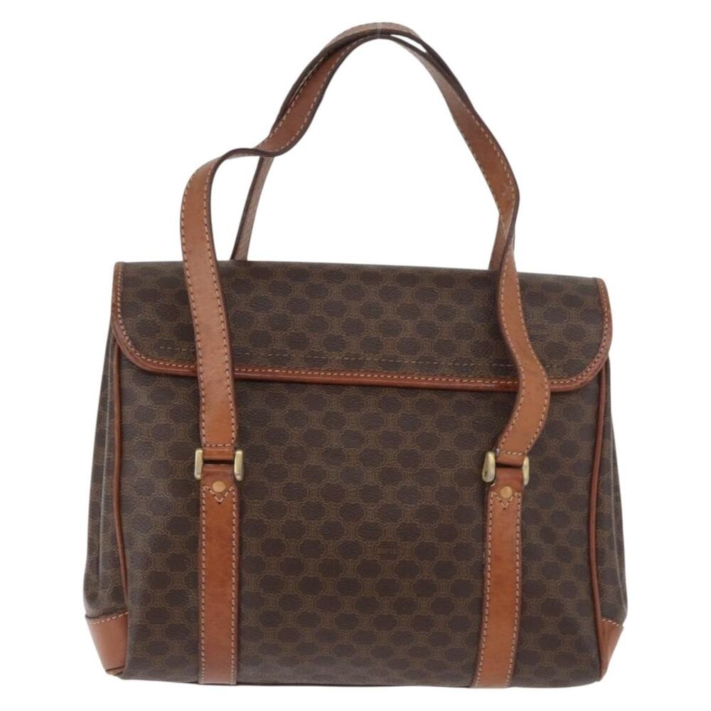 Celine Macadam Handbag Brown